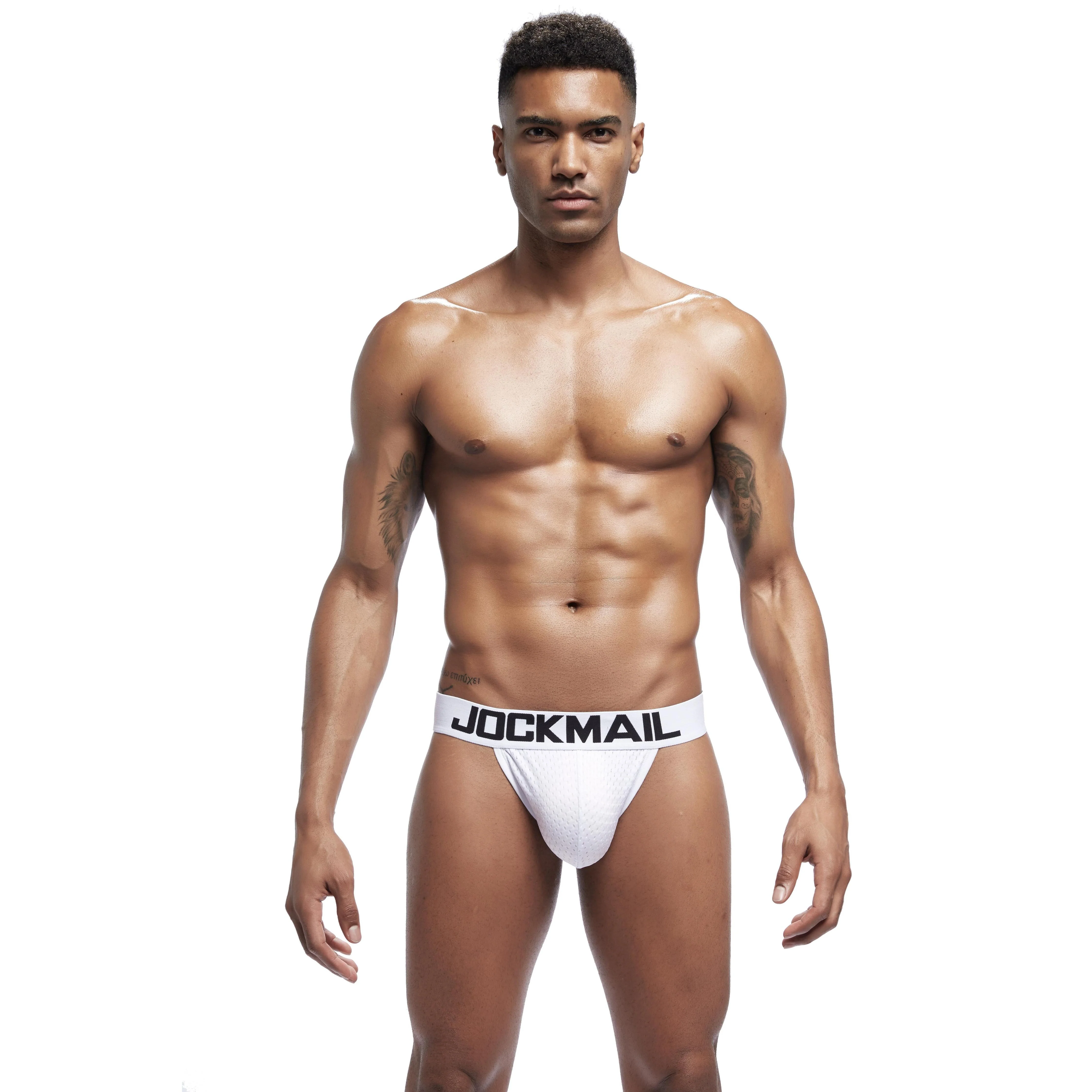 Men's JOCKMAIL JM353 - Full Mesh Brief - Image 8