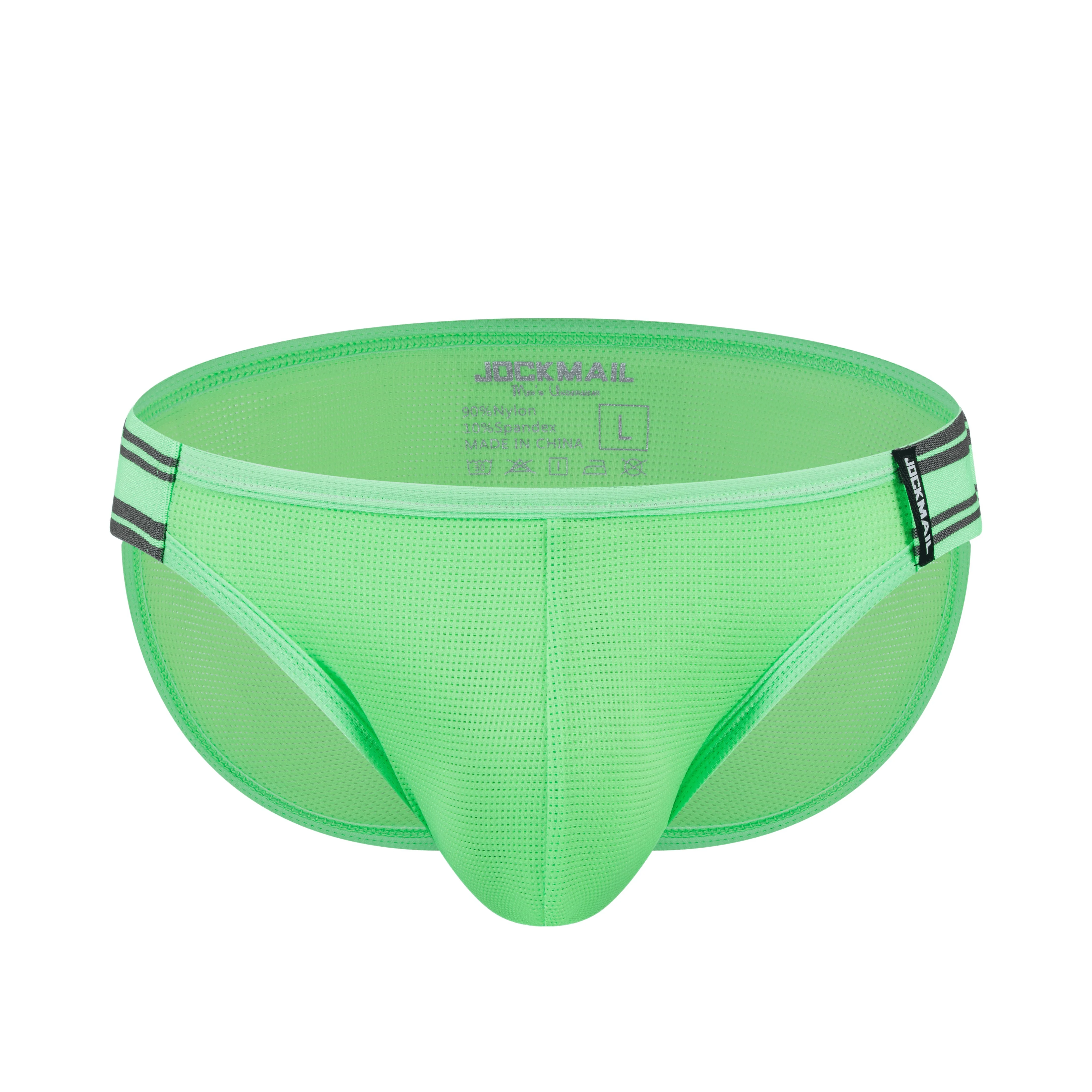 Men's JOCKMAIL JM356 - Neon Waistless Brief - Image 3