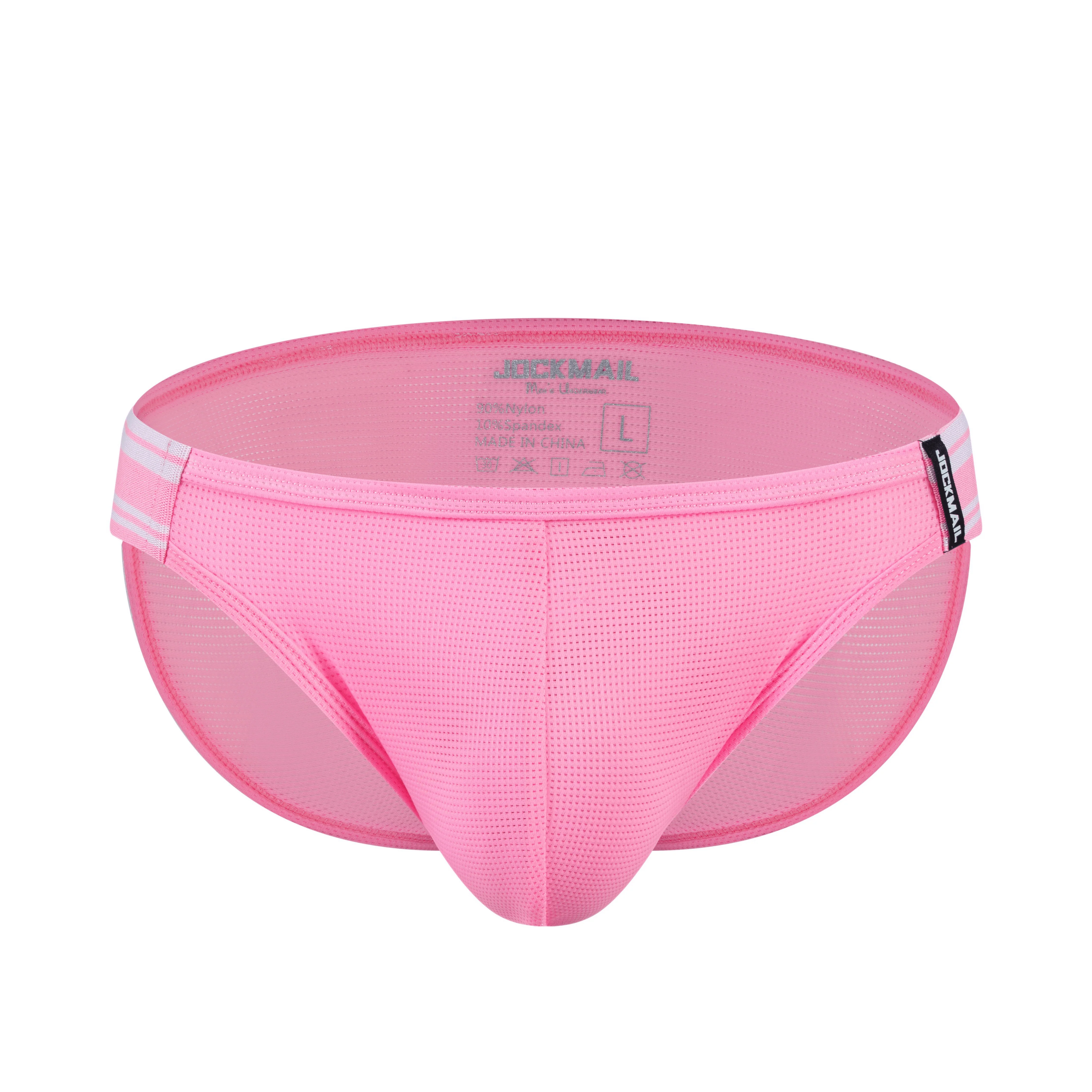 Men's JOCKMAIL JM356 - Neon Waistless Brief - Image 7
