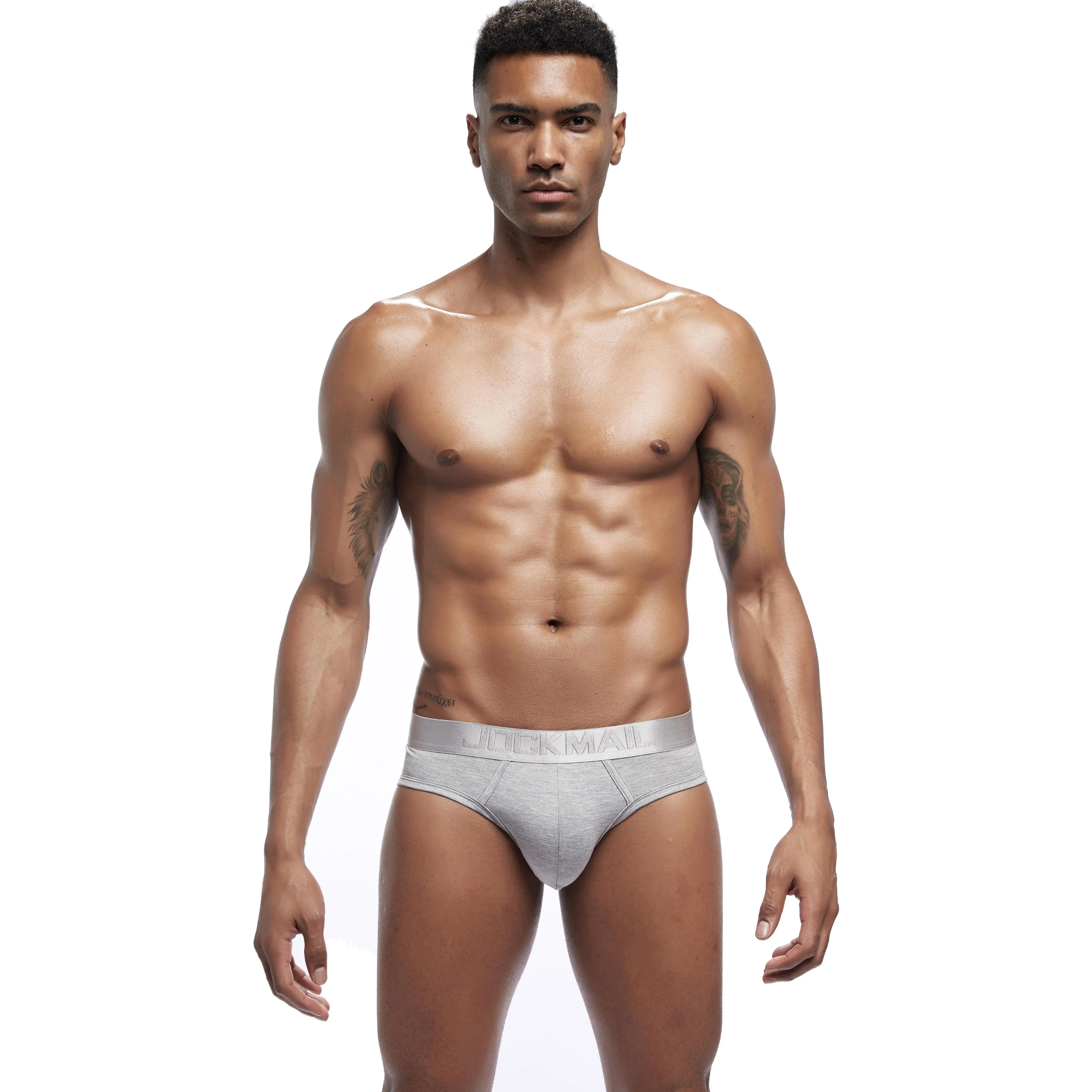 Men's JOCKMAIL JM358 - Classic Monochromatic Brief - Image 9