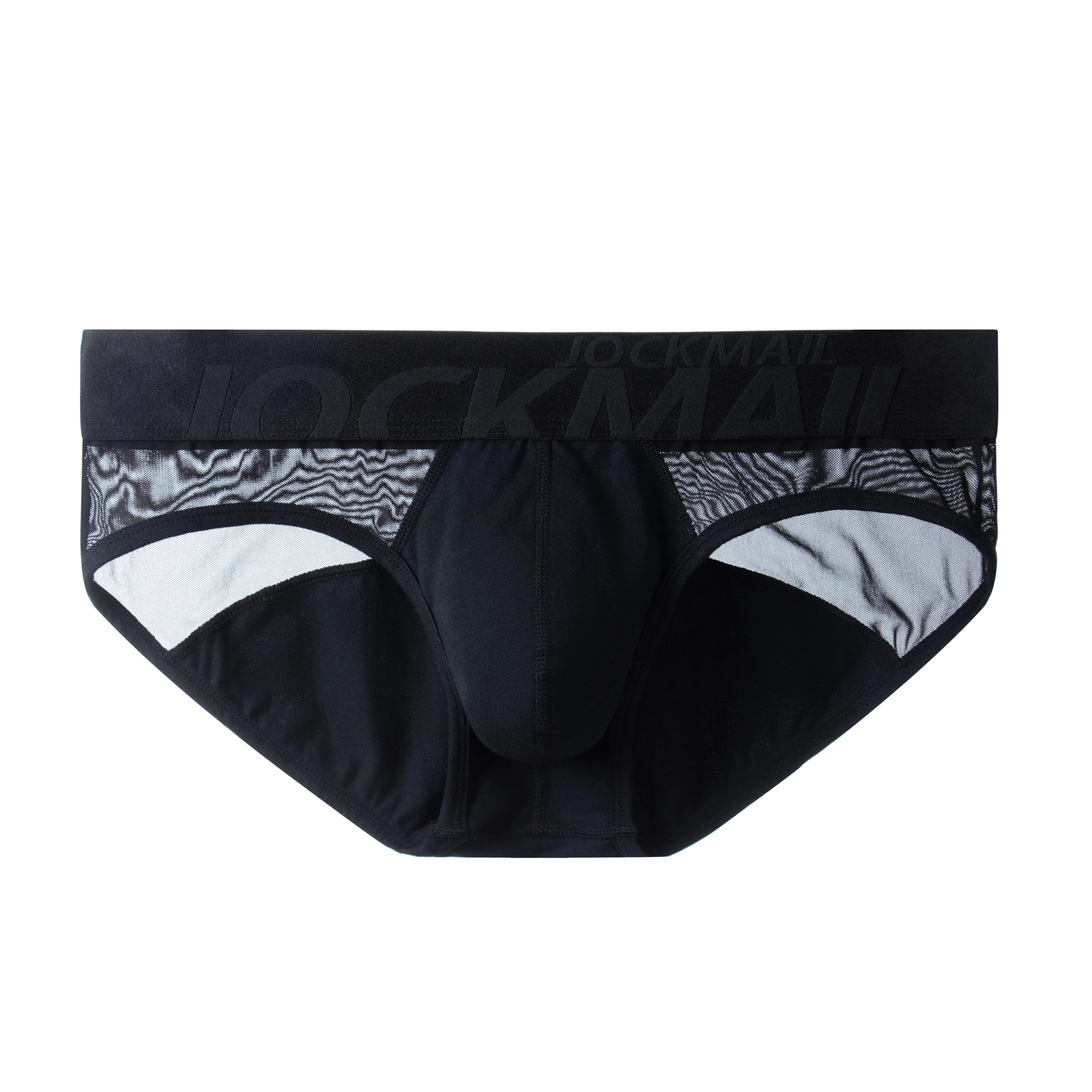 Men's JOCKMAIL JM375 - See-Through Monochromatic Jockstrap - Image 3