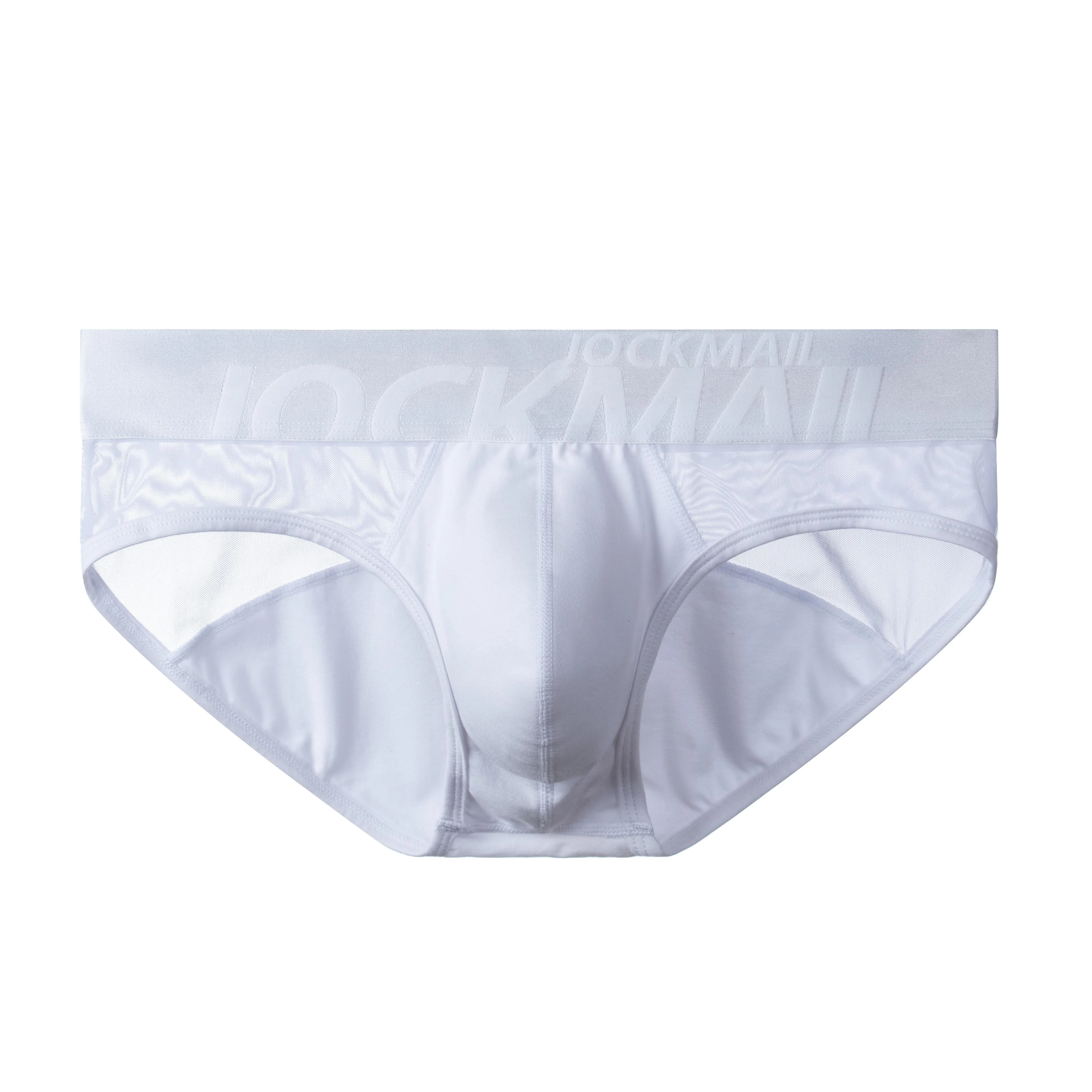Men's JOCKMAIL JM375 - See-Through Monochromatic Jockstrap - Image 6