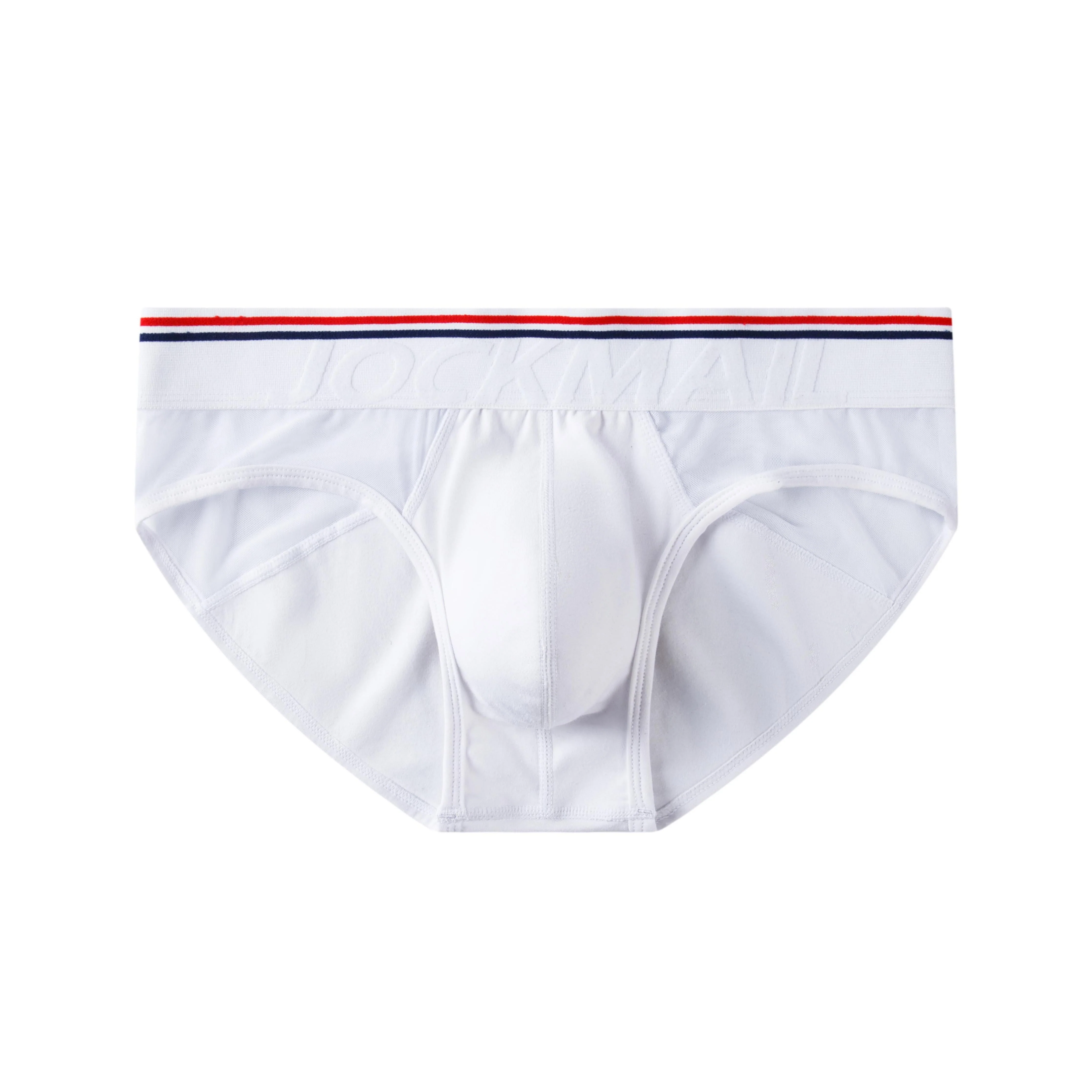 Men's JOCKMAIL JM377 - See Through Monochromatic Lined Brief - Image 5