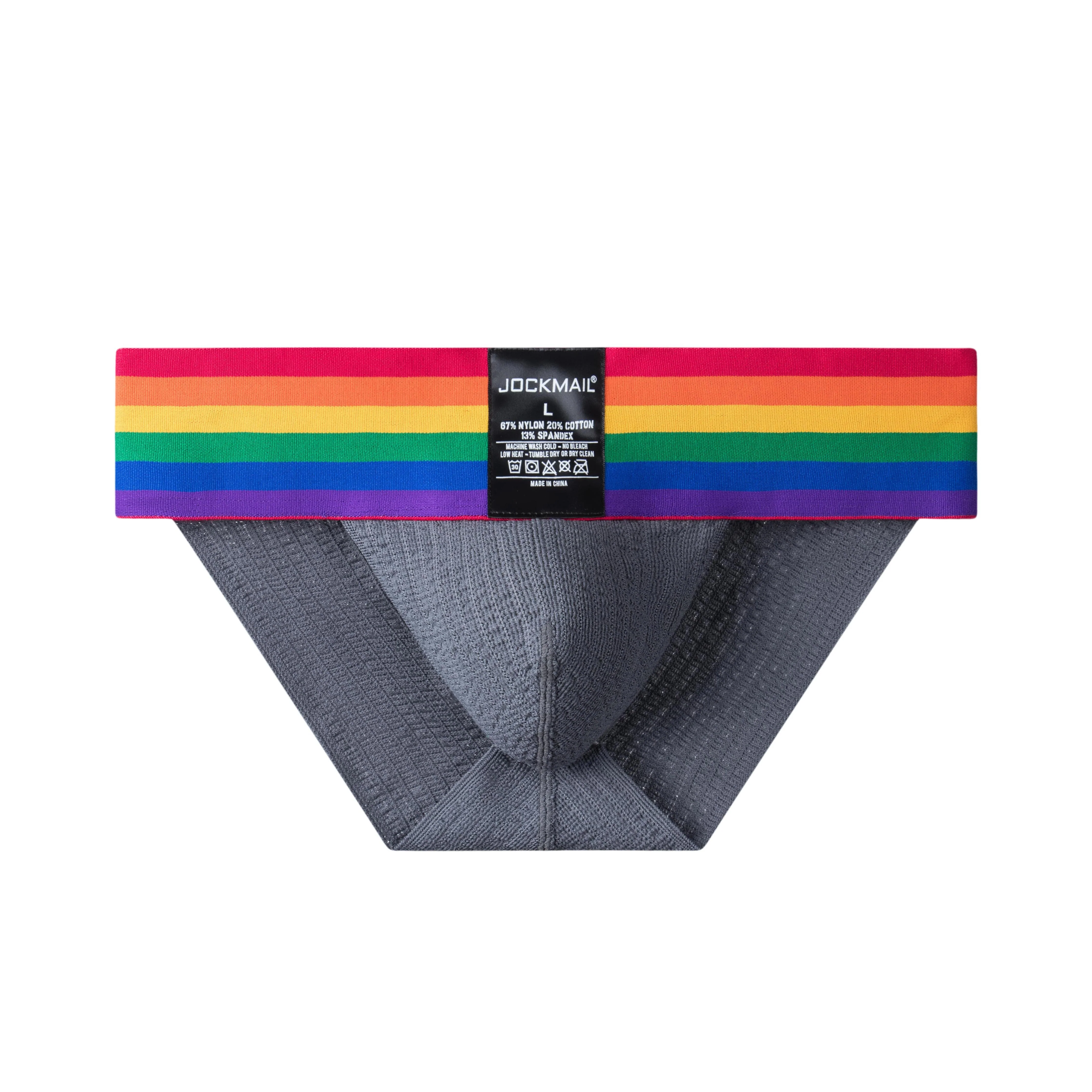 Men's JOCKMAIL JM380 - Old School Pride Brief - Image 5