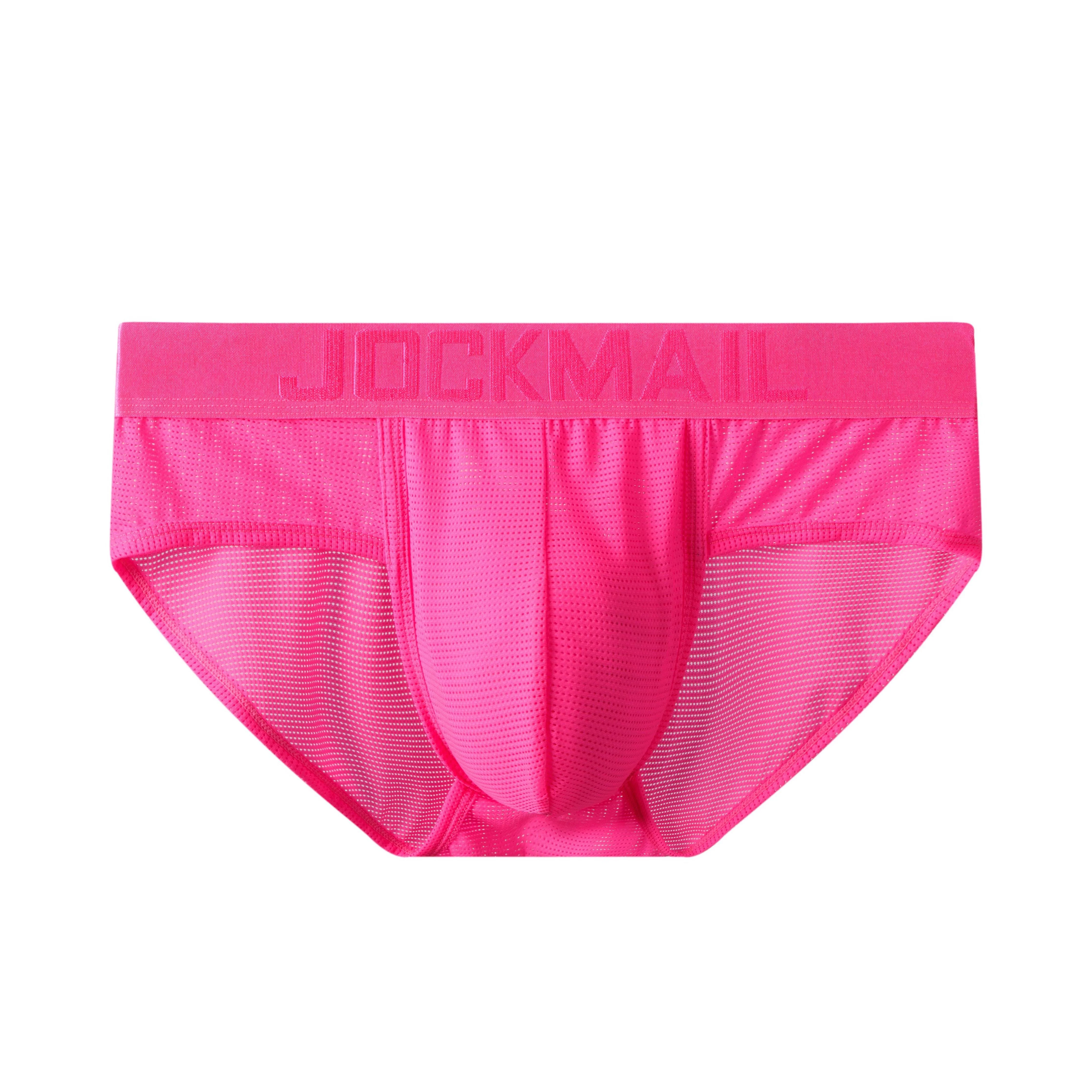 Men's JOCKMAIL JM386 - Monochromatic Low-Rise Mesh Brief - Image 21