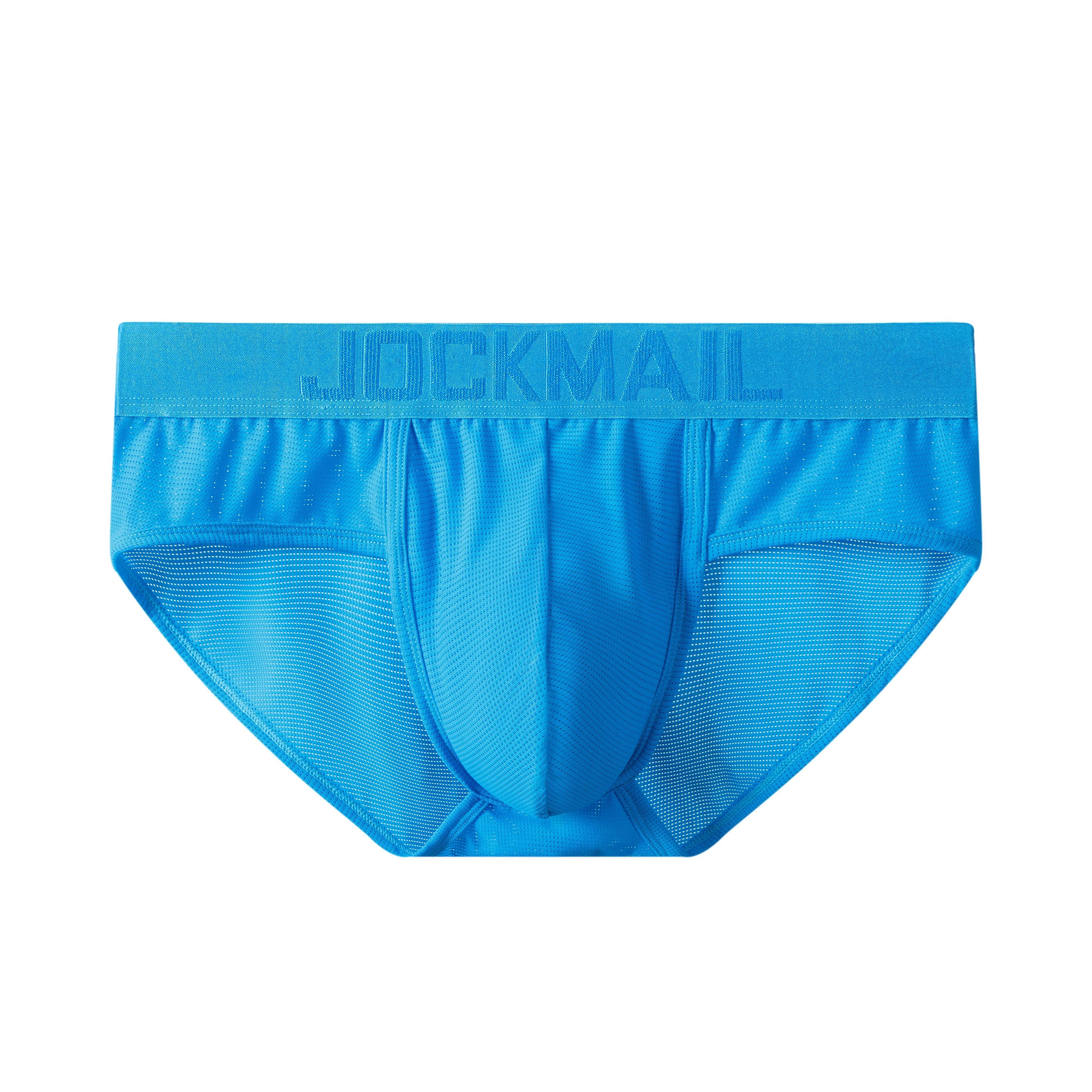 Men's JOCKMAIL JM386 - Monochromatic Low-Rise Mesh Brief - Image 9
