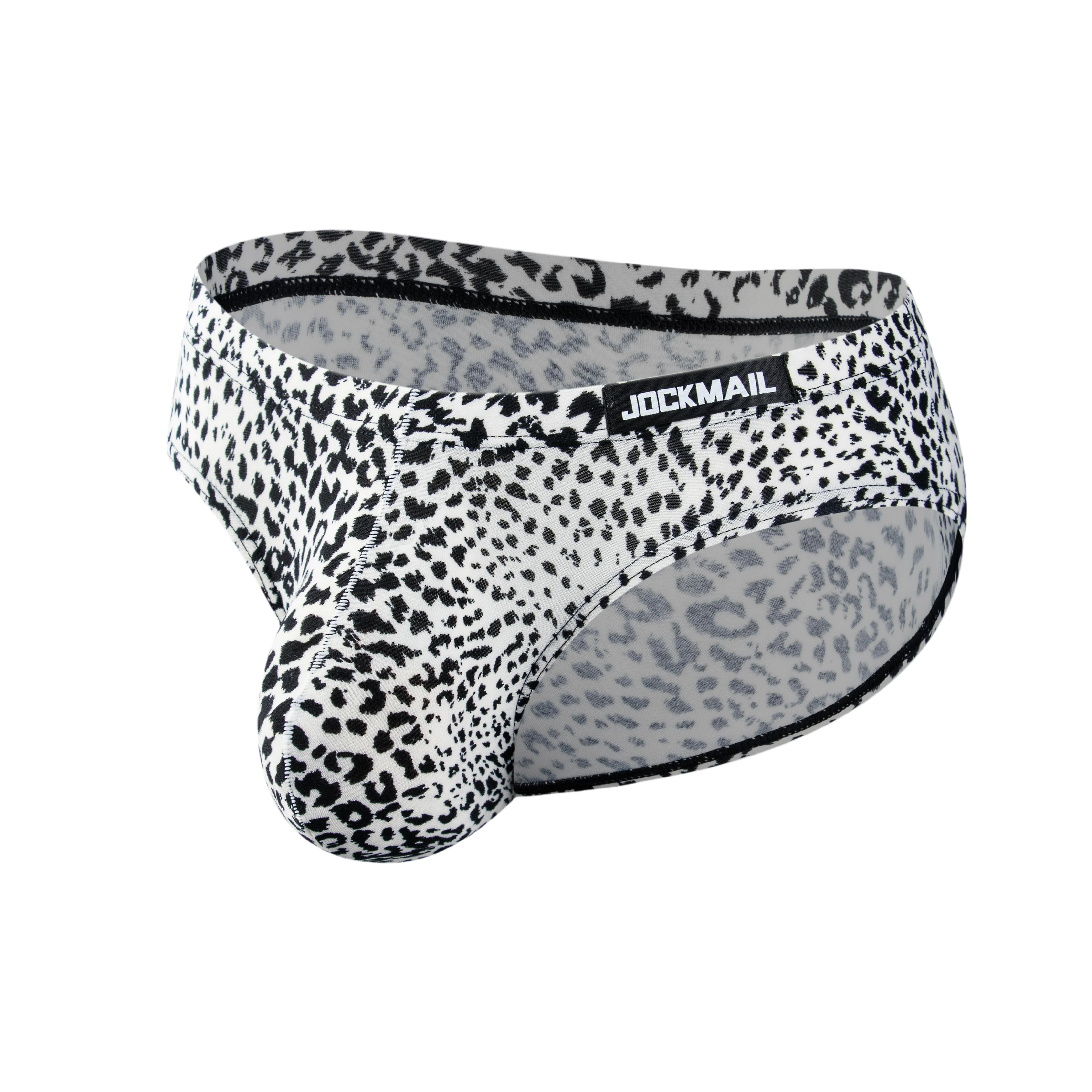 Men's JOCKMAIL JM394 - Leopard/Snake Print Brief