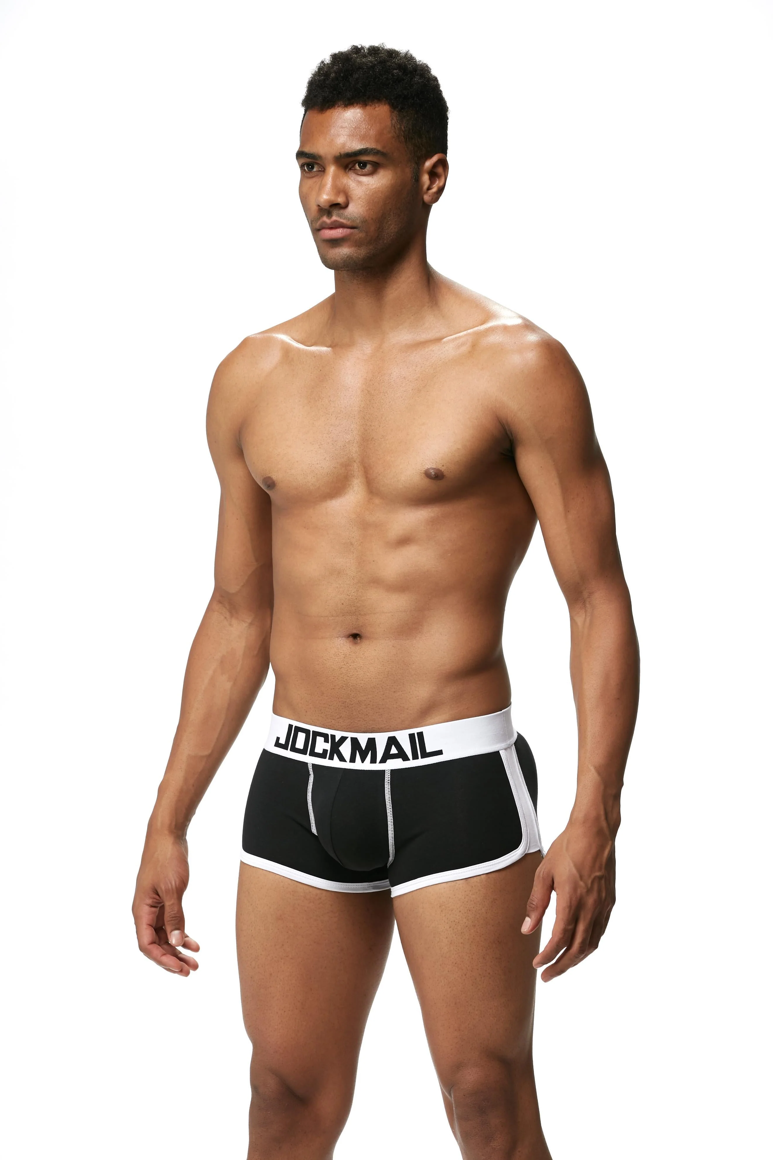 Men's JOCKMAIL JM435 - Butt Enhancement Boxer - Image 2