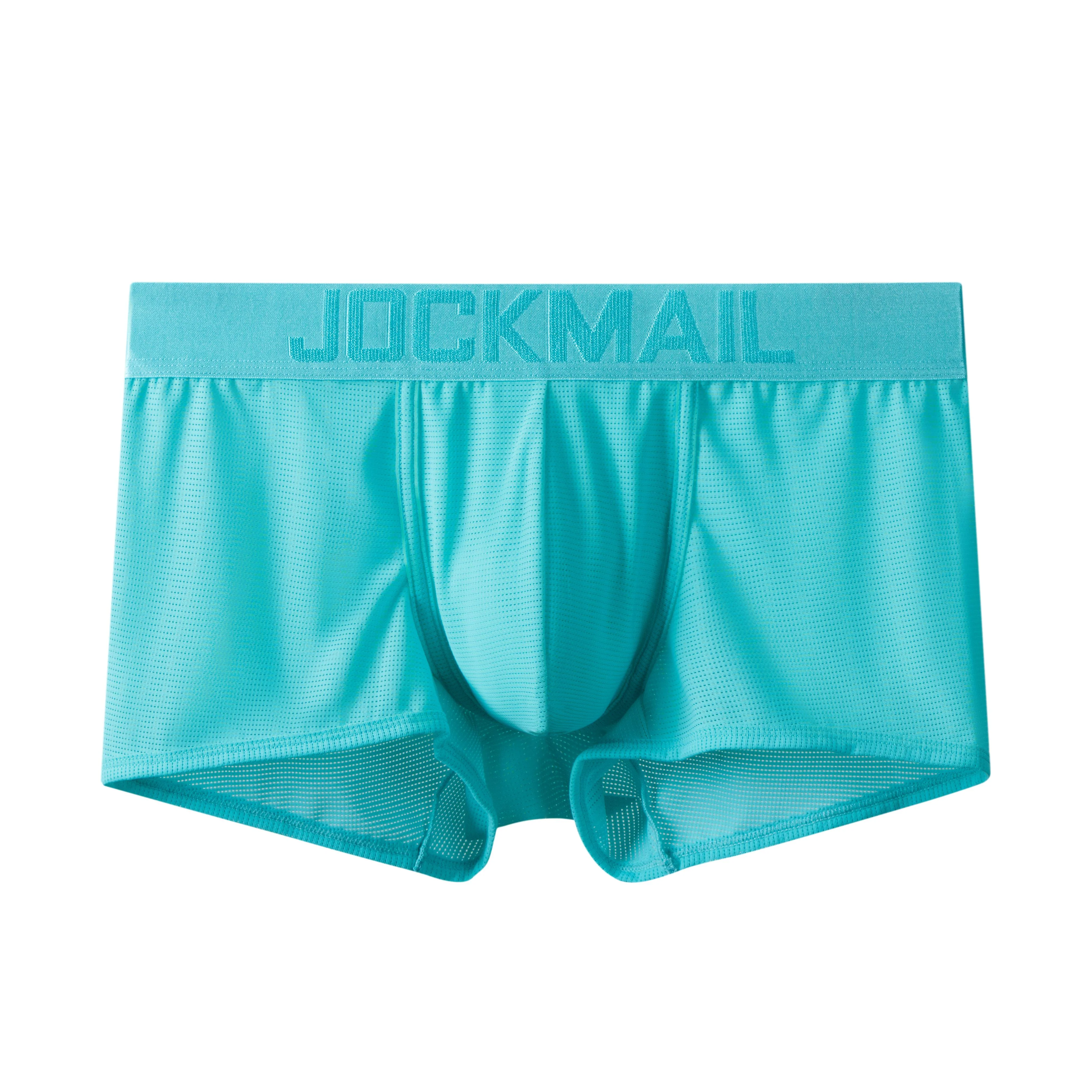 Men's JOCKMAIL JM466 - Monochromatic Mesh Sports Boxer