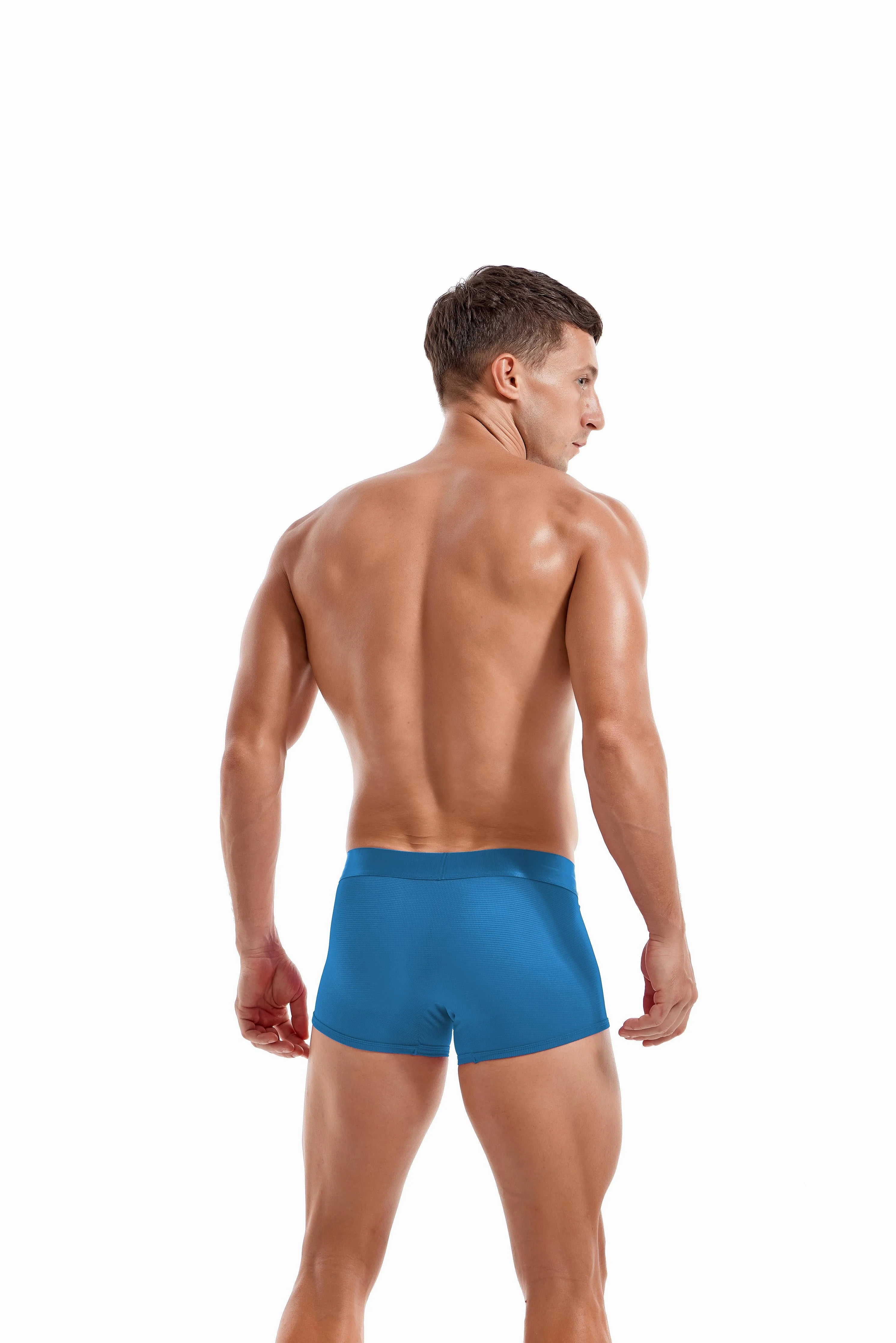 Men's JOCKMAIL JM466 - Monochromatic Mesh Sports Boxer - Image 28