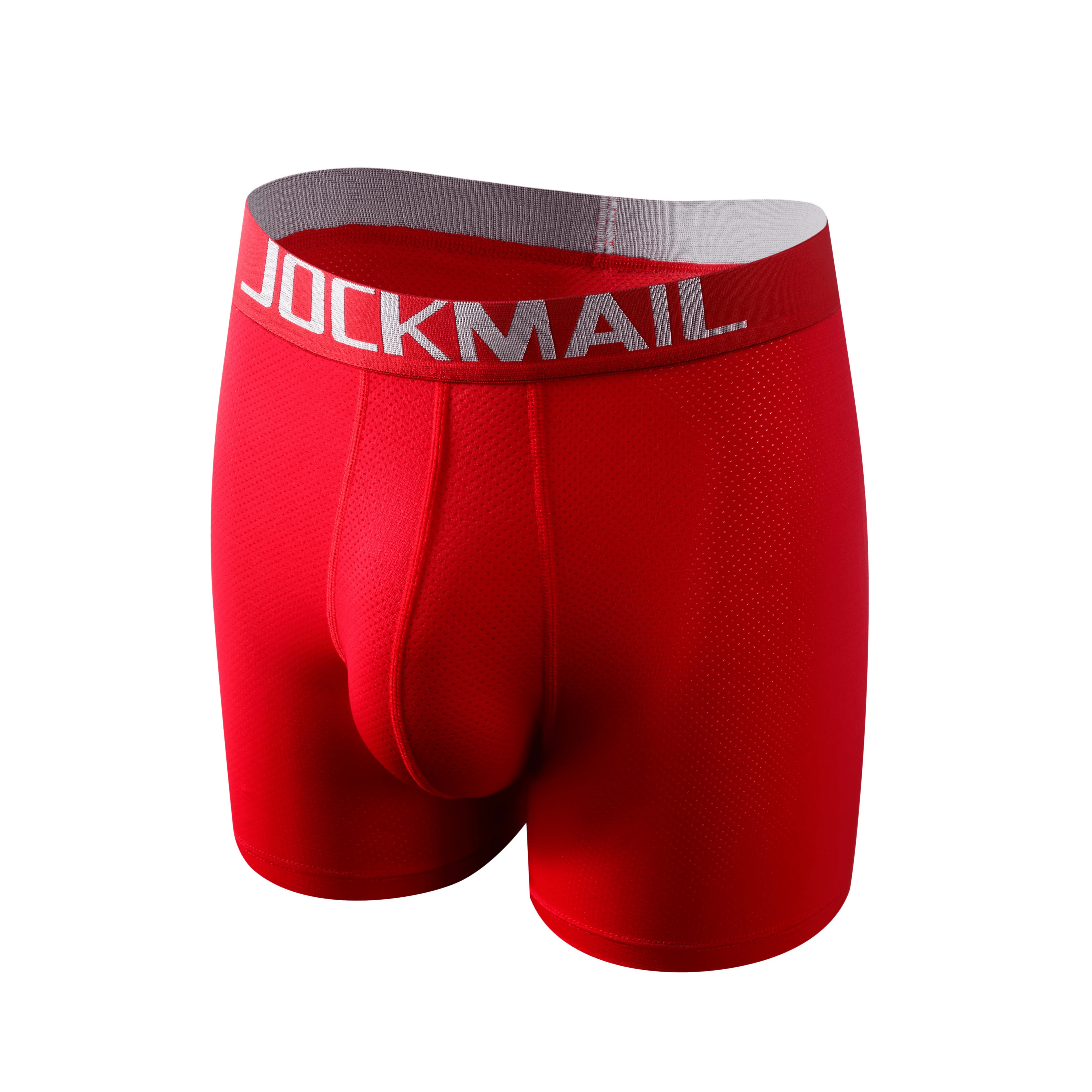 Men's JOCKMAIL JM468 - Open Front Mesh Boxer - Image 21
