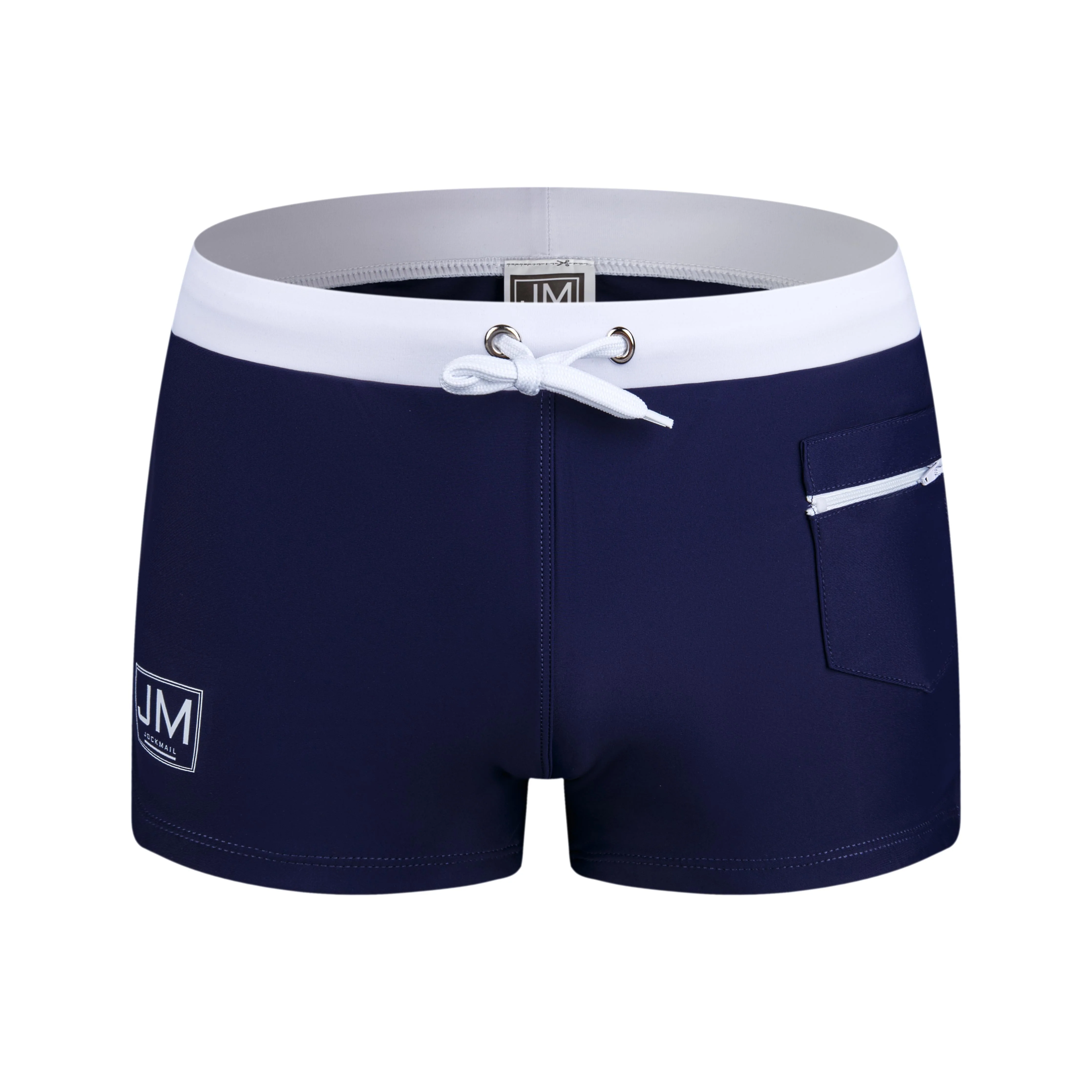 Men's JOCKMAIL JM702 - Two-Tone Enhancing Swim trunk - Image 6