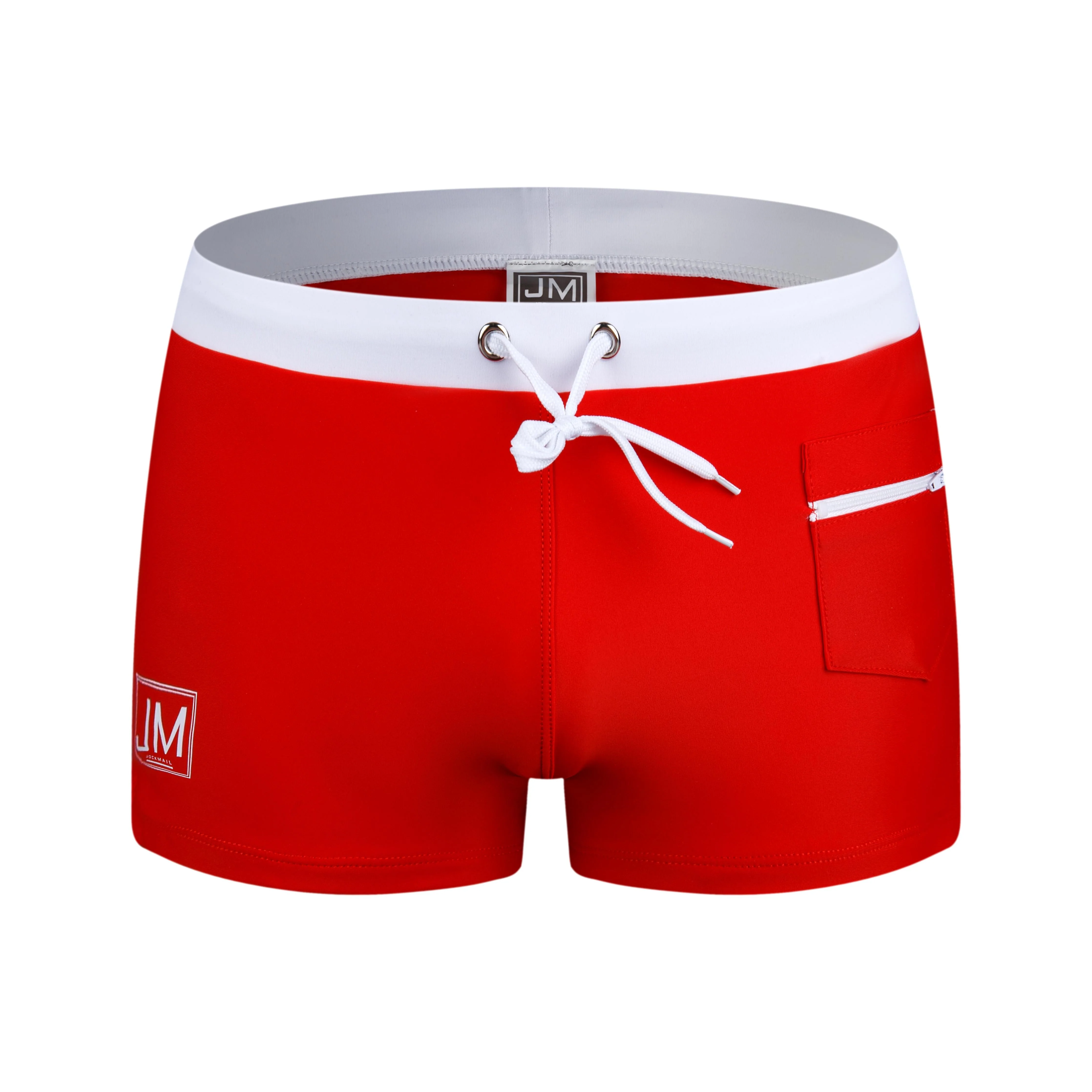 Men's JOCKMAIL JM702 - Two-Tone Enhancing Swim trunk - Image 8