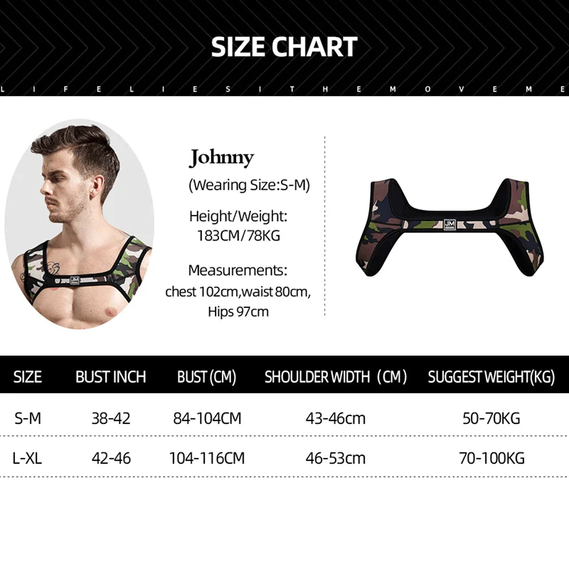 Men's JOCKMAIL JM906 - Intensity Harness - Image 5